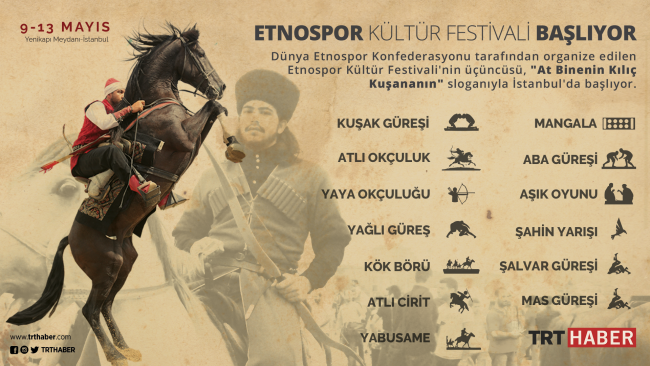 Etnospor Kültür Festivali'nde ikinci gün